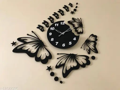 wall clock”Decorative Designer Acrylic Wall Clock" Acrylic Wall Clock